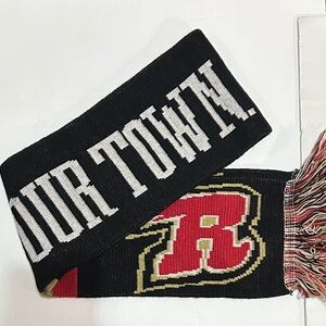 Rapid City Rush our Town -Our Team -Acrylic Fan Scarf EUC